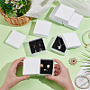 Square Kraft Paper Necklace Earring Storage Gift Boxes CON-WH0095-88B-3