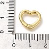 Rack Plating Ring Brass Spring Gate Rings KK-Z086-54G-02-3