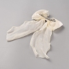 Big Bowknot Organza Hair Barrettes AJEW-WH20002-15A-2