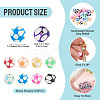 100Pcs Sports Theme Handmade Polymer Clay Beads CLAY-TA0002-16-4