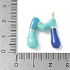 Brass Enamel Pendants KK-E093-03G-M-01-3