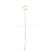 Ring Shaped Steel Wire Name Card Clip Holder AJEW-S081-002B-G-3