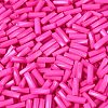 Baking Paint Glass Twist Bugle Beads SEED-C004-02S-3