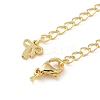 Brass Lobster Clasps & Ends with Chain KK-R120-05G-2