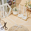 4 Styles Polyester Flower Lace Ribbon OCOR-CY0001-51B-3
