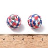Independence Day Themes Wood European Beads LS-WOOD-I014-01B-3