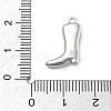 Brass Micro Pave Clear Cubic Zirconia Pendants LS-KK-D283-34P-02-3