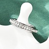 304 Stainless Steel Rhinestone Rotating Finger Rings RJEW-A074-01B-P-3