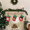 12Pcs 4 Styles Cloth Christmas Stocking Gift Bag Pendant Decoration FIND-SP0020-60B-6