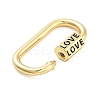 Rack Plating Brass Screw Clasps KK-NH0001-07G-2