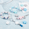 10Pcs 5 Colors Food Grade Eco-Friendly Silicone Beads SIL-SC0001-92-4