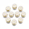 Alloy Enamel Beads X-ENAM-N052-006-01H-RS-1