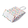 Polka Dot Print Paper Packing Tote Bags CARB-R001-01A-2