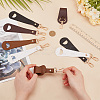 8Pcs 4 Colors Alloy Hat Clips AJEW-FG0004-44-3