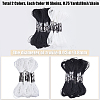 20 Skeins 2 Colors 12-Ply Metallic Polyester Embroidery Floss OCOR-GF0003-87B-2