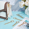 8Pcs Aluminum Curb Chains Bag Extension Chain Findings HJEW-UN00090-2