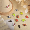 42Pcs 7 Styles Sports Ball Theme Alloy Enamel Connector Charms ENAM-CA0001-81-5