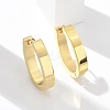 304 Stainless Steel Oval Hoop Earrings for Women EJEW-C096-66G-1