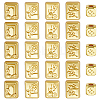 25Pcs 5 Styles Alloy Beads FIND-OC0014-38-1