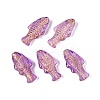 Baking Paint Transparent Glass Beads DGLA-N018-22C-1