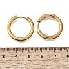 Round 304 Stainless Steel Hoop Earrings EJEW-V005-01G-02-3