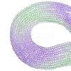 10 Strands Transparent Gradient Color Glass Beads Strands GLAA-CJ0002-09A-1
