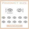 20Pcs Tibetan Style Alloy European Beads FIND-LP0002-05-2