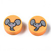 Handmade Polymer Clay Beads CLAY-N008-036J-2