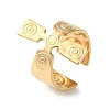 304 Stainless Steel Open Cuff Rings RJEW-S623-01G-4