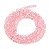 Baking Electroplate Glass Beads Strands DGLA-A039-J4mm-B08-2