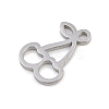 Hollow 304 Stainless Steel Charms LS-STAS-Z183-06P-2