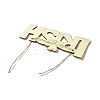 DIY Word Irish Unfinished Wooden Ornaments Blank Wooden Embellishments LS-WOOD-C009-04-4