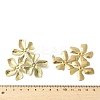 304 Stainless Steel Flower Stud Earrings LS-EJEW-V006-04G-3