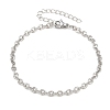 201 Stainless Steel Oval Link Chain Bracelets for Women LS-BJEW-G767-01F-P-4