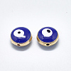 Alloy Enamel Beads ENAM-S117-09-2