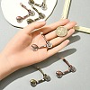 6Pcs 2 Colors Tibetan Style Alloy Pendants FIND-FS0002-58-8