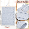 Felt Hanging Hair Claw Clip Organizer Holder for Women Girls AJEW-WH0083-89A-01B-2