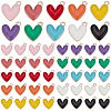 60Pcs 10 Colors Eco-Friendly Zinc Alloy Pendants FIND-SC0024-13-1