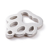 Tarnish Resistant 304 Stainless Steel Pet Charms STAS-Y002-07P-3