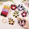 DIY Handmade Woven Cotton Ladybird Keychain Making Kits DIY-SC0028-10-3