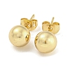 Brass Ear Studs X-EJEW-P261-01C-G-1