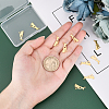 10Pcs 201 Stainless Steel Pendants STAS-UN0030-51-2