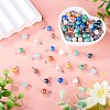 110Pcs 11 Colors Electroplate Glass Pendants PALLOY-TAC0309-5