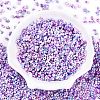 Two Tone Baking Paint Glass Seed Beads SEED-C003-01K-2