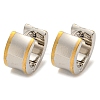 202 Stainless Steel Wide Band Hoop Earring EJEW-H003-05GP-02-1