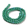 Opaque Solid Color Imitation Jade Glass Beads Strands EGLA-A039-P4mm-L07-2