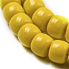 Opaque Glass Beads Strands GLAA-NH0002-B08-4