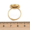 304 Stainless Steel Enamel Open Cuff Rings for Women RJEW-K301-06A-02-5
