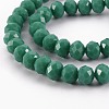 Opaque Solid Color Glass Beads Strands EGLA-A034-P8mm-D19-3