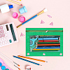 2Pcs 2 Colors Oxford Cloth with Alloy Pen Cases for 3-Ring Binder AJEW-CP0007-98-5